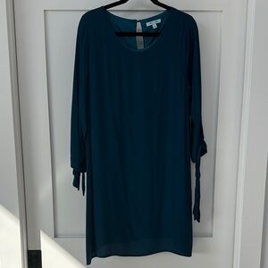She + Sky Teal Shift Dress